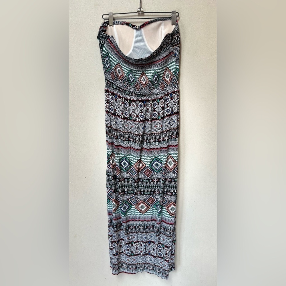 American Rag Women’s Colorful Sleeveless Bohemian Style Stretch Maxi Dress M - Picture 6 of 7